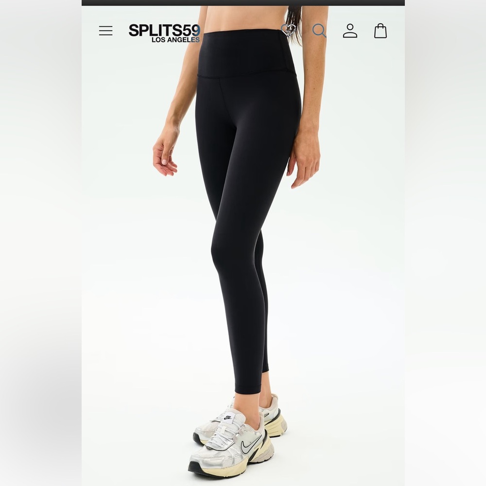 Splits59 Sprint High Waist Rigor Black Leggings Medium
